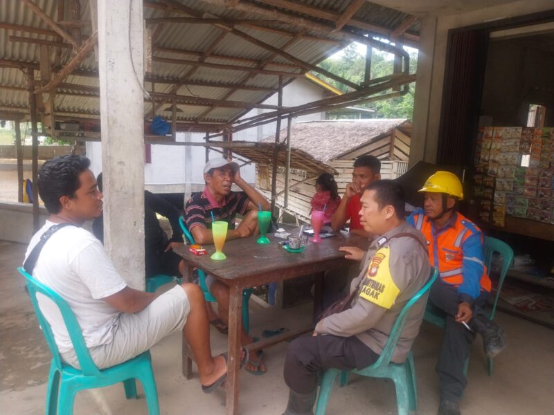 Patroli Siang Polsek Sebangki Ingatkan Bahaya Kejahatan Jelang Mudik