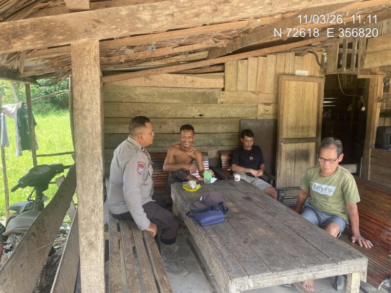 Duduk Bareng Warga, Polisi Sampaikan Pesan Penting Kamtibmas