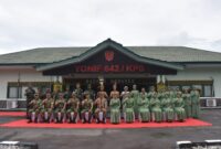 Pangdam XII/Tanjungpura Mayjen TNI Novi Rubadi Sugito Kunjungi Yonif 642/Kapuas, Tekankan Kesiapan Prajurit dan Ketahanan Keluarga