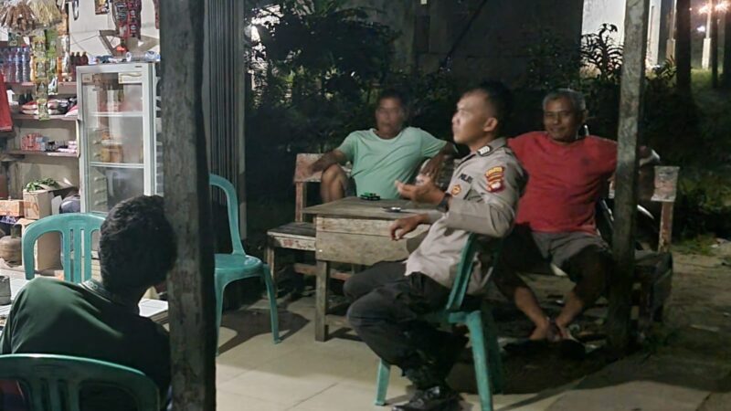 Polsek Menjalin Intensifkan Patroli Malam Antisipasi Gangguan Kamtibmas