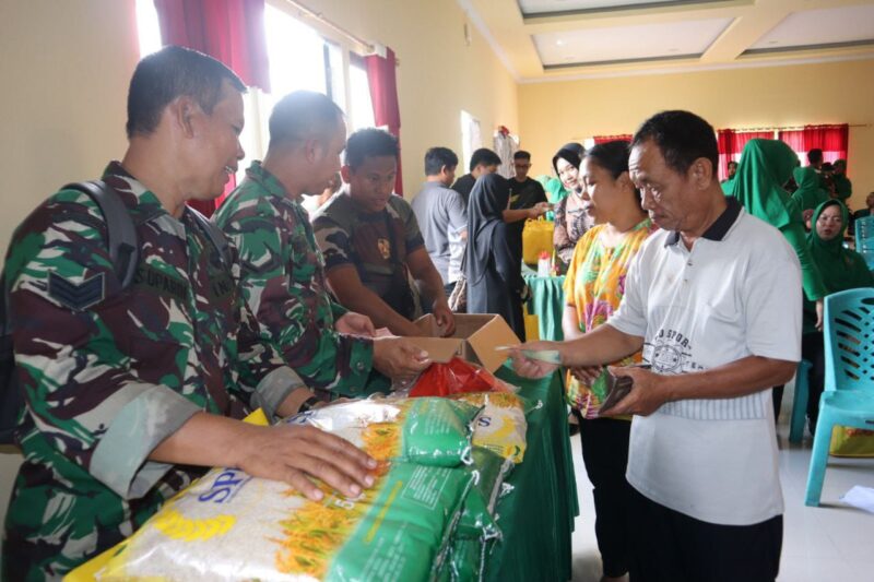 Bazar Ramadhan Kodim 1204/Sanggau Diserbu Warga, Harga Kebutuhan Pokok Lebih Hemat