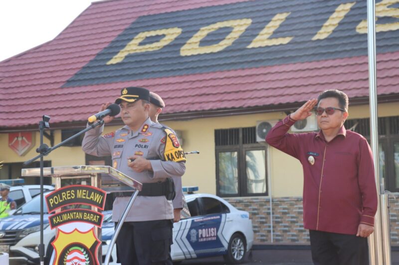 Kapolres Melawi AKBP Harris Batara Simbolon Pastikan Pengamanan Mudik Lebaran 2026 Maksimal