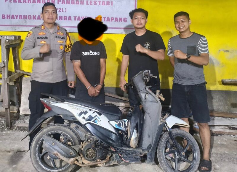 Pelaku Pencurian Motor di Ketapang Dibekuk Polisi, Barang Bukti Honda Diamankan