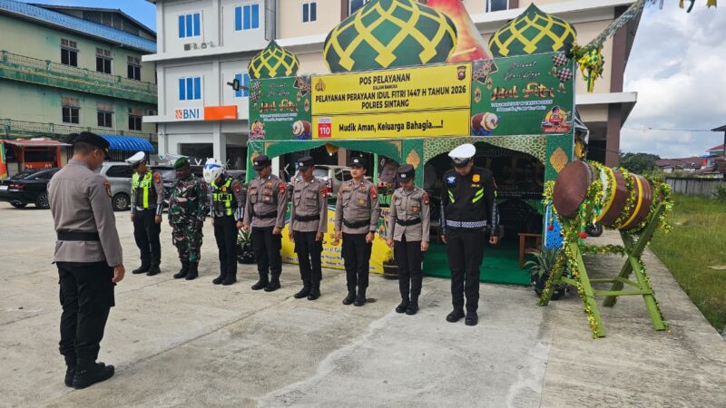 Kapolres Sintang: Pos Operasi Ketupat Jadi Tempat Istirahat dan Bantuan bagi Pemudik