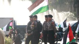 Aksi Damai Hari Al-Quds di Pontianak Berlangsung Aman di Bawah Pengamanan Ops Ketupat Kapuas 2026