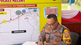 Kapolres Melawi AKBP Harris Batara Simbolon, S.I.K., S.H., M.Tr.Opsla Cek Kesiapan Pos Pam dan Pos Yan Operasi Ketupat Kapuas 2026 untuk Amankan Arus Mudik