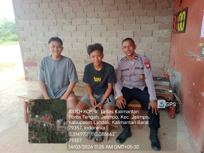 Aipda Victorius Pridoni Patroli Dialogis di Jelimpo, Sambangi Permukiman Warga Jaga Kamtibmas