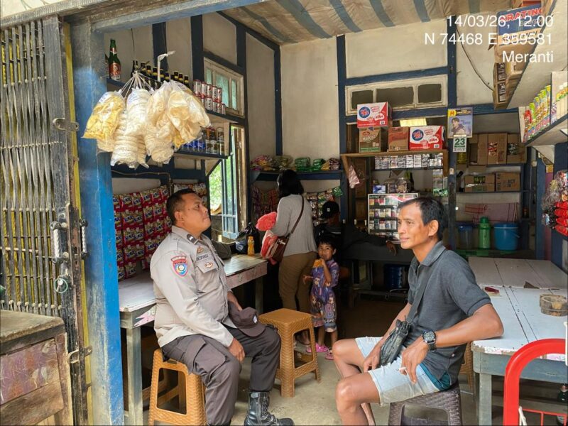 Patroli Dialogis Polsek Meranti, Warga Diajak Aktif Cegah Gangguan Kamtibmas