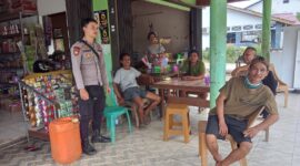 Polisi Berkeliling Laksanakan Patroli Siang, Sambangi Warga dan Toko untuk Cegah Pencurian