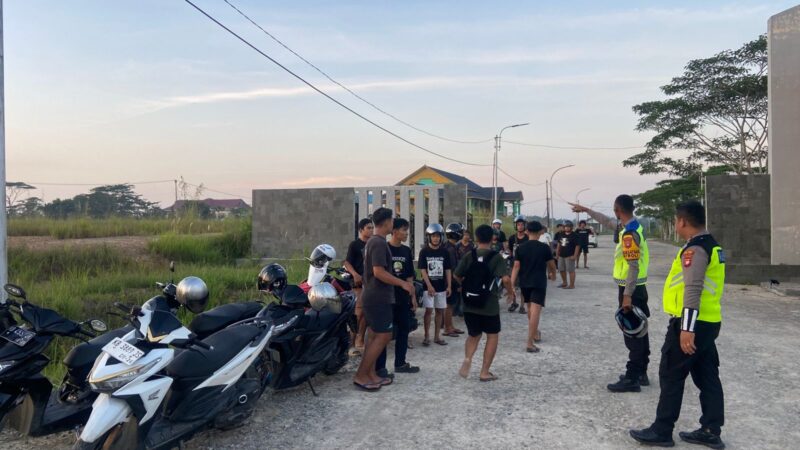 Puluhan Motor Berknalpot Brong Diamankan di Melawi, Polisi Soroti Lemahnya Pengawasan Orang Tua
