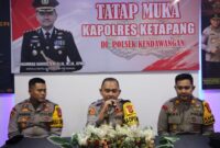 Dekat Bersama Jajarannya, Kapolres Ketapang AKBP Muhammad Harris Gelar Tatap Muka dengan Personel Polsek Kendawangan