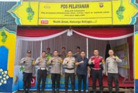 Polres Melawi Pastikan Keamanan Pemudik dengan Pos Pam dan Pos Yan