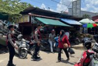 Jelang Lebaran, Polres Sintang Perketat Patroli di Pasar dan Pusat Perbelanjaan