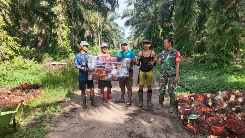 Kodim 1209/Bengkayang Gencarkan Sosialisasi Karhutla di Jagoi Babang