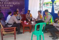 Kapolres Landak Tinjau Pos Pelayanan Idul Fitri 1447 H, Tekankan Antisipasi Gangguan Kamtibmas