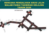 Pawai Takbiran Sintang 2026, Satlantas Polres Sintang Siapkan Rekayasa dan Pengalihan Arus Lalu Lintas