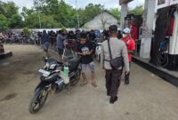 Pastikan Stok BBM Aman Jelang Idul Fitri 1447 H, Bripka Orgen dan Bripda Miser Sambangi SPBU Karangan