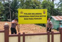 Polsek Belimbing Buka Layanan Penitipan Motor Gratis untuk Pemudik, Warga Merasa Lebih Tenang