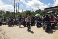 Polsek Mandor Intensifkan Pengawasan SPBU untuk Cegah Kecurangan dan Penimbunan BBM Jelang Idulfitri