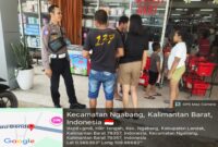 Aipda Hossana dan Aipda Hengki Gelar Patroli Dialogis di Ngabang, AKP Zuanda S.H Pastikan Kamtibmas Kondusif