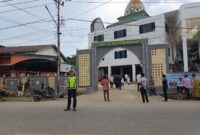 Pengamanan Ketat Polsek Ngabang Ciptakan Idul Fitri Kondusif di Kabupaten Landak