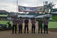 Polsek dan Koramil Menyuke Amankan Sholat Id di Lapangan MTs Al-Ikhlash Darit