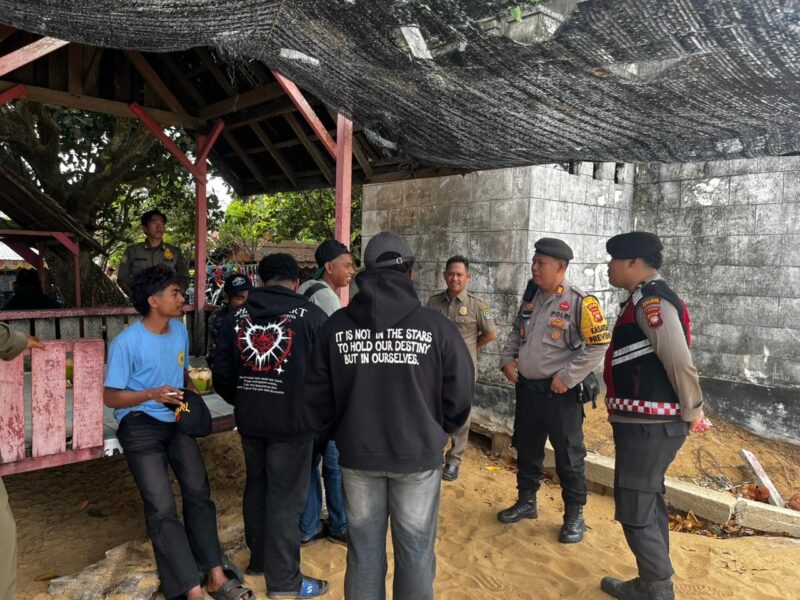 Sat Samapta Polres Ketapang Amankan Objek Wisata Selama Libur Lebaran