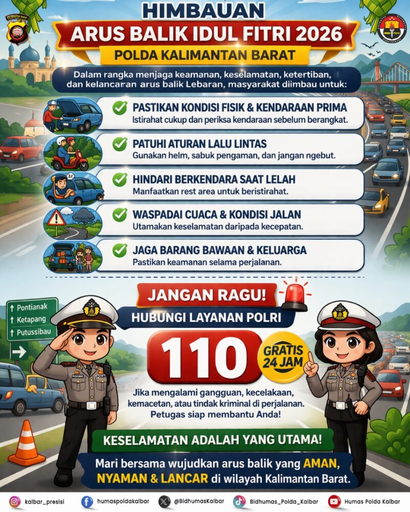 Butuh Bantuan di Jalan? Hubungi 110, Layanan Polisi Siaga 24 Jam Gratis