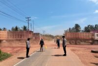 Pos Pam KM 51 Ketapang–Sukadana Siaga, Polsek Matan Hilir Utara Kawal Libur Lebaran