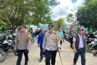 Kapolres Melawi AKBP Harris Batara Simbolon Pantau Lokasi Wisata Kurnia Water Park, Pastikan Liburan Aman