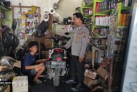 Patroli Siang Regu III Polsek Menjalin, Aiptu Wawan Suyanto dan Bripka Gesang W.W Jaga Kamtibmas