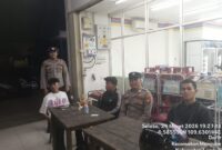 Cegah Tindak Kejahatan di Malam Hari, Samapta Polsek Menyuke Laksanakan Patroli Malam