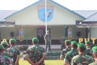 Dandim 1206/Putussibau Pimpin Apel Kembali Cuti Idul Fitri 1447 H dan Halalbihalal