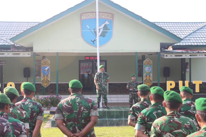 Dandim 1206/Putussibau Pimpin Apel Kembali Cuti Idul Fitri 1447 H dan Halalbihalal