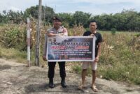 Polsek Matan Hilir Utara Gencarkan Patroli Titik Api dan Edukasi Warga, Antisipasi Karhutla di Musim Kemarau 2026