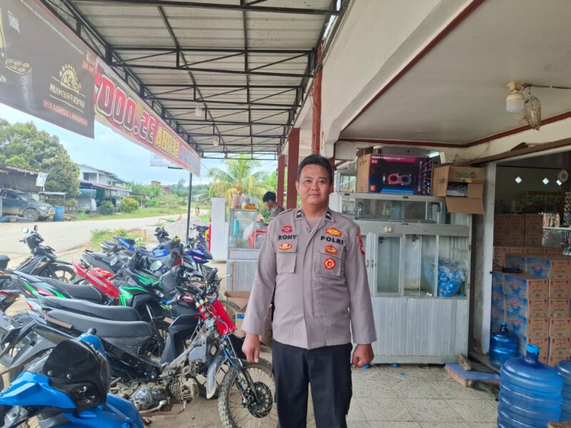 Patroli Rutin, Polsek Kuala Behe Ajak Warga Bersama Jaga Kamtibmas Agar Selalu Kondusif