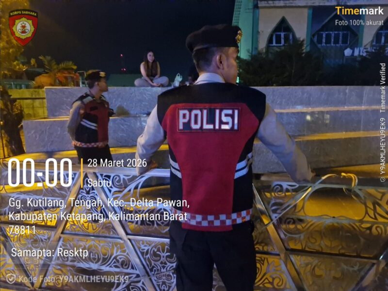 Polres Ketapang Intensifkan Patroli Pasca Idul Fitri, Antisipasi Pencurian dan Balap Liar