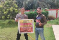 Bripka Gesang W.W Gencarkan Patroli Karhutla, Iptu Donny Pati Pratama Yolanda Imbau Warga Tidak Bakar Lahan