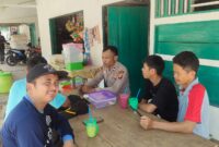 Polisi Sampaikan Imbauan Kamtibmas Langsung kepada Warga di Sebangki