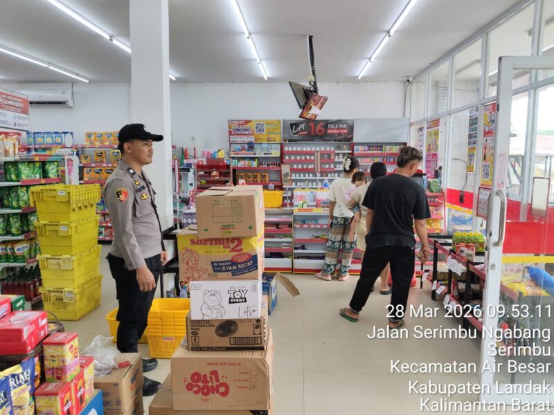 Polsek Air Besar Tingkatkan Patroli di Pusat Perbelanjaan Demi Keamanan