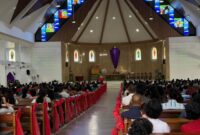 Polres Ketapang Siaga di Gereja, Umat Kristiani Jalani Minggu Palma dengan Khidmat