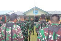 Pasipers Kodim 1206/Putussibau Kapten Arm Yusman Cek Kerapian Prajurit, Tegaskan Disiplin dan Profesionalisme