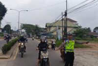 Aktivitas Kembali Normal, Satlantas Polres Melawi Intensifkan Ploting Point Pagi di Titik Rawan Lalu Lintas