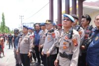 Polres Sintang Siagakan Personel Gabungan Kawal Aksi dan Sidang Putusan
