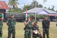 Letkol Arm Andreas Prabowo Putro Tekankan Loyalitas dan Disiplin Prajurit Yonif TP 927/Uncak Kapuas