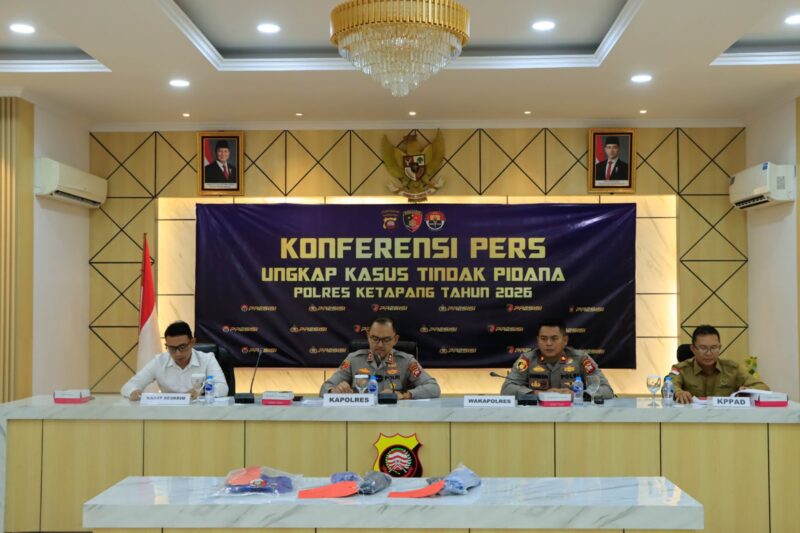 Polres Ketapang Gelar Konferensi Pers Terkait Kasus Perundungan Anak