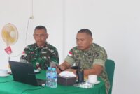 Dandim 1206/Putussibau Ikuti Vicon Evaluasi Percepatan KDKMP Bersama Wakil Panglima TNI