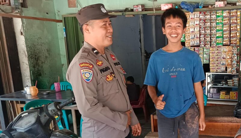 Dengan Penuh Keakraban dan Humanis, Bhabinkamtibmas Subsektor Sompak Sampaikan Pesan Kamtibmas kepada Warga Binaan