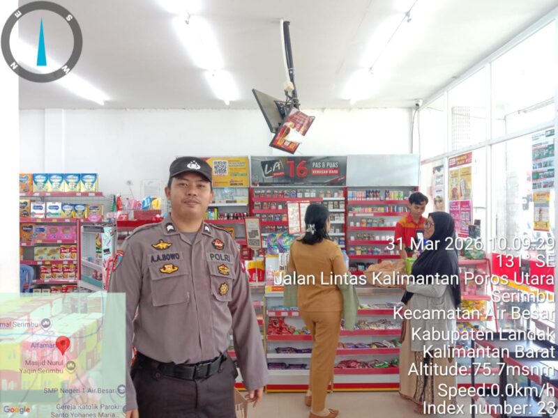 Silaturahmi Sambil Patroli, Polisi Dekat dengan Warga di Serimbu