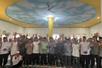 Forkopimda Sambas Gelar Safari Ramadhan di Teluk Keramat, Danramil Kapten Inf Waniran Turut Hadir